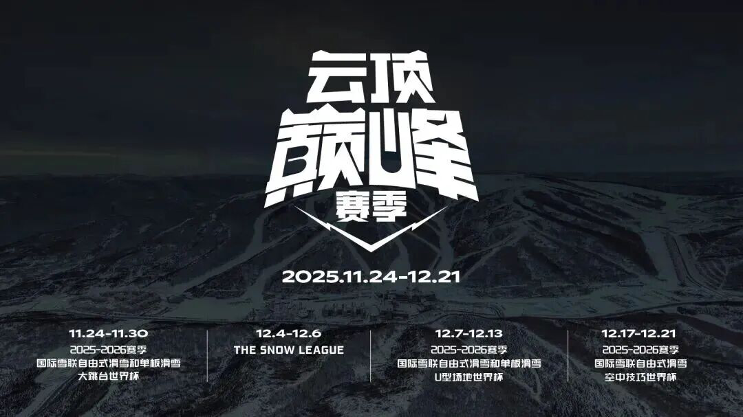 冰雪竞巅峰 云顶启新篇丨世界级四大赛事集结待启
